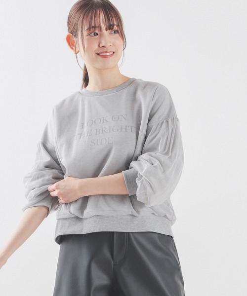 セール】チュールゆるトップス（Tシャツ/カットソー）｜Honeys