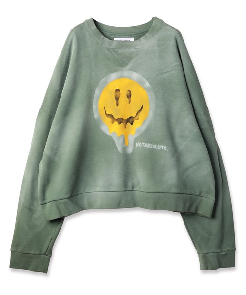 DISCOVERED(ディスカバード)の「SUNBURN NICONICO SWEAT(スウェット・メンズ・ブラック/ブルー/グリーン・1/3)」の3枚目の写真