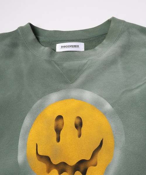 DISCOVERED(ディスカバード)の「SUNBURN NICONICO SWEAT(スウェット・メンズ・ブラック/ブルー/グリーン・1/3)」の8枚目の写真