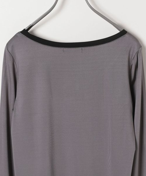 JEANASIS(ジーナシス)の「TRバレエネックLS TEE/211039(Tシャツ/カットソー・レディース・ブルー/チャコールグレー/ブラック・FREE)」の9枚目の写真