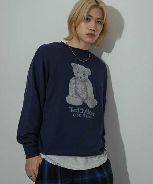 【正規品・ほぼ未使用】UrbanSophistication◆テディベア 15 セール】『別注』TeddyBear×SENSE OF PLACE テディベアクルー