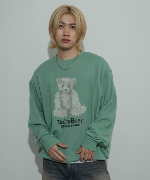 SENSE OF PLACE by URBAN RESEARCH(センスオブプレイスバイアーバンリサーチ)の「『別注』TeddyBear×SENSE OF PLACE テディベアクルーネックスウェット(スウェット・メンズ・オートミール/ネイビー/ミント・MEDIUM/LARGE)」の13枚目の写真