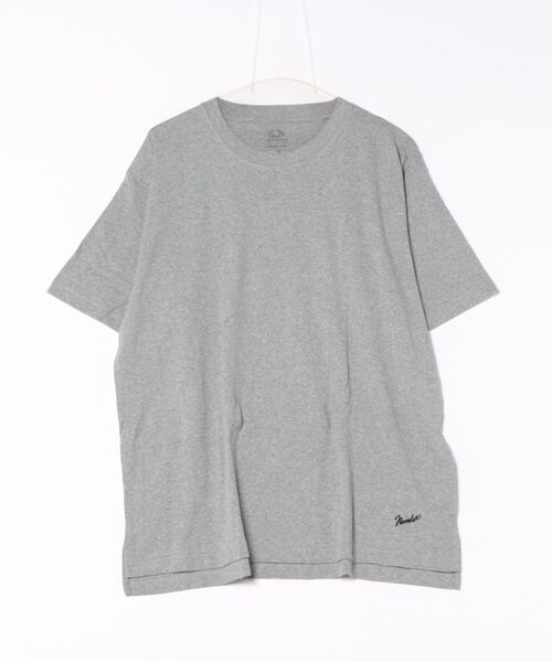 NUMBER (N)INE（ナンバーナイン）の「【FRUIT OF THE LOOM】NUMBER(N)INEコラボ T-SHIRTS /半袖/ワンポイントロゴ/Tシャツ/無地（Tシャツ/カットソー・メンズ・ブラック/グレー/ホワイト・M/L/XL）」の3枚目の写真