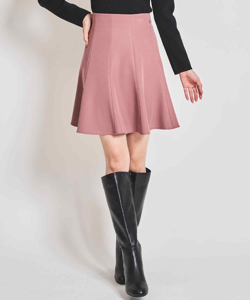 31 Sons de mode（トランテアン　ソン　ドゥ　モード）の「ハイウエストミニスカート（スカート・レディース・ライトグレー/ピンク/ブラック・36/38）」の3枚目の写真