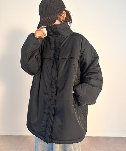 セール】【vieux by MAISON BREEZE】Stand collar padded jacket #1
