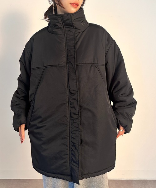 セール】【vieux by MAISON BREEZE】Stand collar padded jacket #1