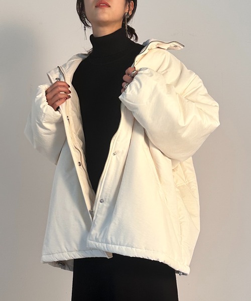 セール】【vieux by MAISON BREEZE】Stand collar padded jacket #1