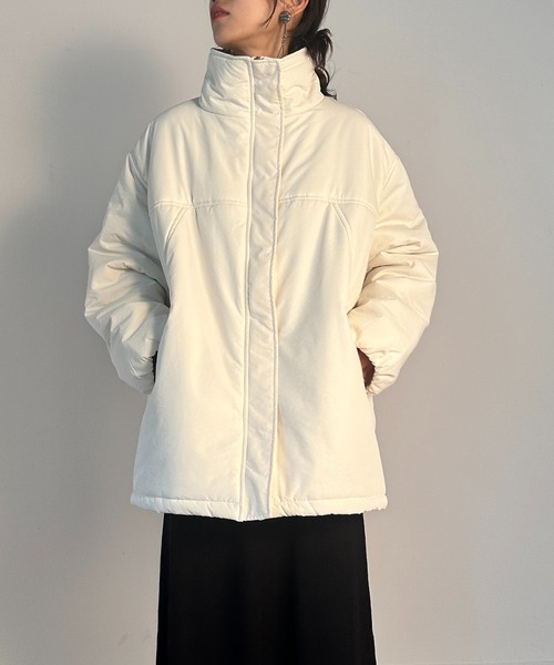 セール】【vieux by MAISON BREEZE】Stand collar padded jacket #1