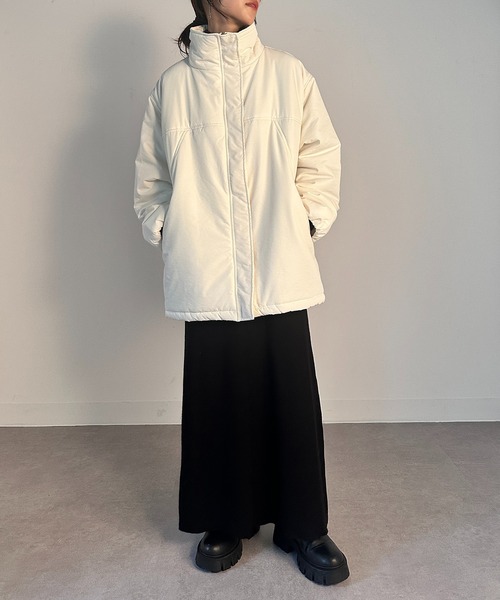 セール】【vieux by MAISON BREEZE】Stand collar padded jacket #1