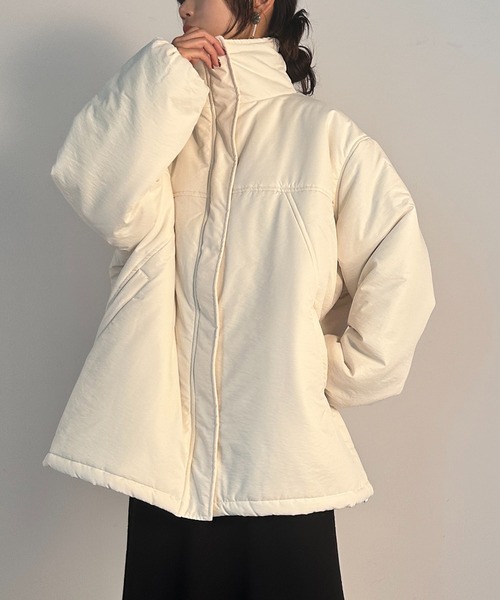 セール】【vieux by MAISON BREEZE】Stand collar padded jacket #1