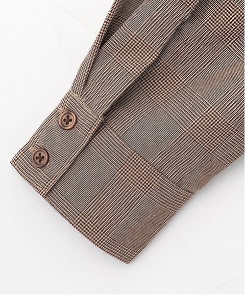 LOVETOXIC（ラブトキシック）の「ボウタイブラウス（シャツ/ブラウス・キッズ・ブラウン/グレー/オフホワイト・S/M/L）」の8枚目の写真