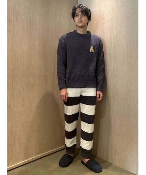 ONLINE限定】【HOMME】ベビモコベアプルオーバー＆ロングパンツセット