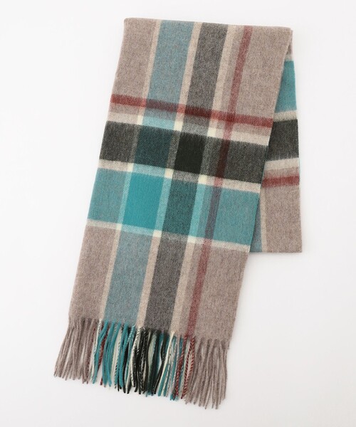 ANY（エニィ）の「ウールストール（マフラー・レディース・レッド系1/ブラック系1/ブルー系1/カーキ系1/ピンク系1・F）」の3枚目の写真