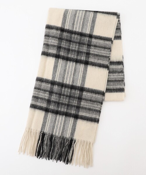 ANY（エニィ）の「ウールストール（マフラー・レディース・レッド系1/ブラック系1/ブルー系1/カーキ系1/ピンク系1・F）」の6枚目の写真