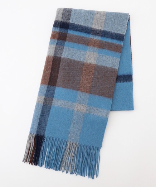 ANY（エニィ）の「ウールストール（マフラー・レディース・レッド系1/ブラック系1/ブルー系1/カーキ系1/ピンク系1・F）」の7枚目の写真