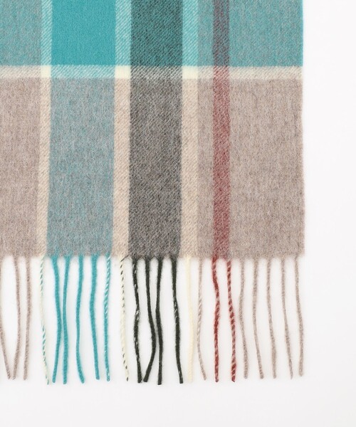 ANY（エニィ）の「ウールストール（マフラー・レディース・レッド系1/ブラック系1/ブルー系1/カーキ系1/ピンク系1・F）」の8枚目の写真