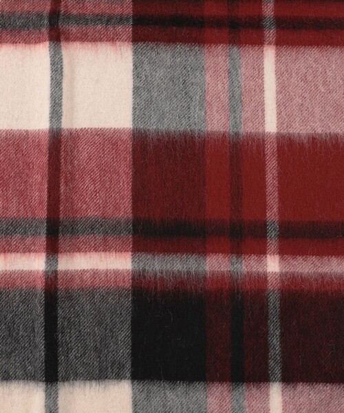 ANY（エニィ）の「ウールストール（マフラー・レディース・レッド系1/ブラック系1/ブルー系1/カーキ系1/ピンク系1・F）」の12枚目の写真