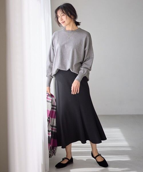 ANY（エニィ）の「ウールストール（マフラー・レディース・レッド系1/ブラック系1/ブルー系1/カーキ系1/ピンク系1・F）」の19枚目の写真