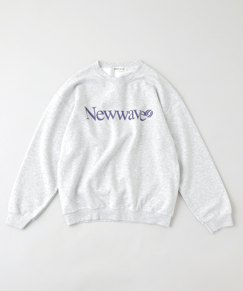 cabaret poval(キャバレーポバール)の「CABARET POVAL / キャバレーポバール Newwave Crewneck(スウェット・メンズ・チャコールグレー/ブラック・LARGE/MEDIUM)」の5枚目の写真