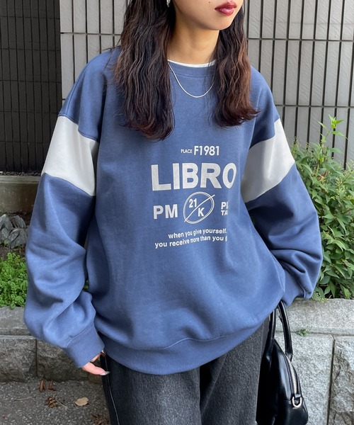 セール】デザイン切り替えスウェットトレーナー（スウェット