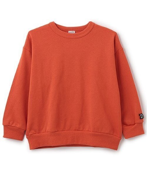 and D. petit main（アンドディープティマイン）の「ムジカラーワイドスウェット（スウェット・キッズ・オートミール/オレンジ/ネイビー/チャコール/ピンク/ブラック・100cm/110cm/120cm/130cm/140cm/150cm）」の6枚目の写真