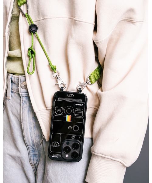 スマホアクセサリー Polaroid x Topologie 20mm Sling SUNSET Topologie（トポロジー）の「Polaroid x Topologie 20mm Sling