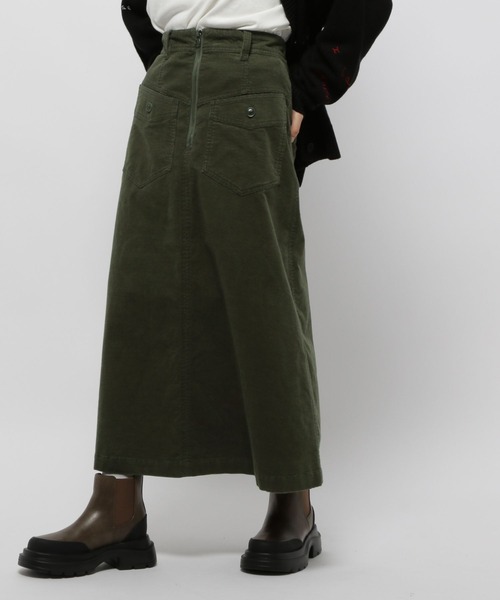 niko and...(ニコアンド)の「キャラメルパッチZIPスカート(スカート・レディース・カーキ/ネイビー/ライトグレー・MEDIUM/LARGE)」の5枚目の写真