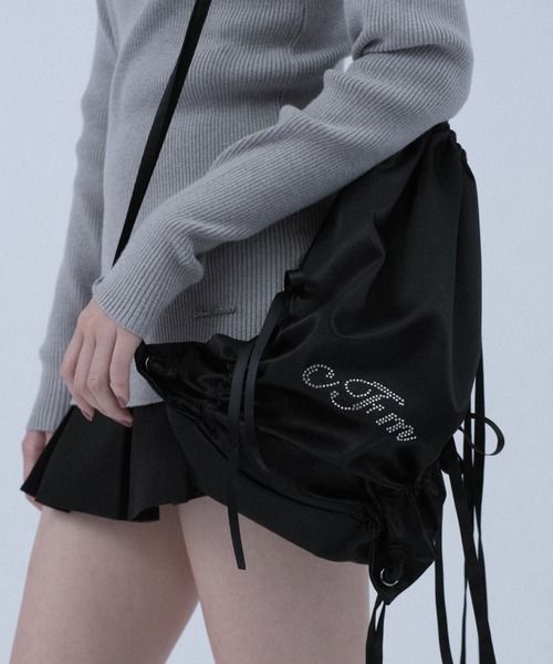 FCMM(エフシーエムエム)の「【日本限定】RIBBON NAP SACK/リボンナップサック(バックパック/リュック・レディース・ブラック/シャンパン/ブルーグレー/ピンク/ライトグリーン/ネイビー・FREE)」の9枚目の写真