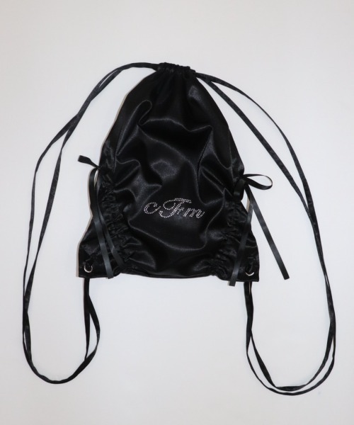 FCMM(エフシーエムエム)の「【日本限定】RIBBON NAP SACK/リボンナップサック(バックパック/リュック・レディース・ブラック/シャンパン/ブルーグレー/ピンク/ライトグリーン/ネイビー・FREE)」の7枚目の写真