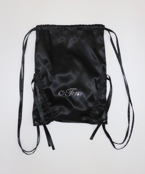 FCMM(エフシーエムエム)の「【日本限定】RIBBON NAP SACK/リボンナップサック(バックパック/リュック・レディース・ブラック/シャンパン/ブルーグレー/ピンク/ライトグリーン/ネイビー・FREE)」の8枚目の写真