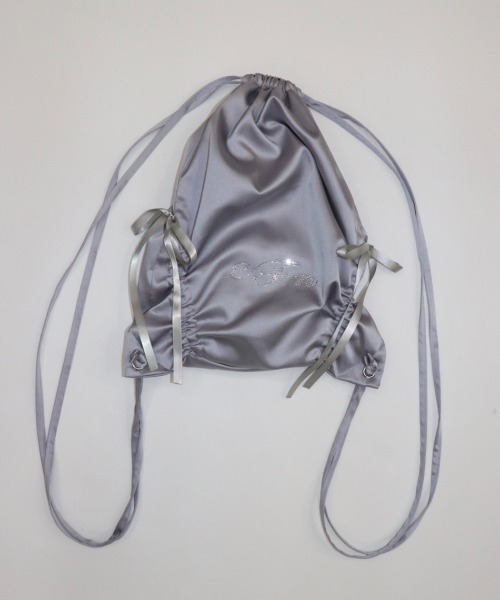 FCMM(エフシーエムエム)の「【日本限定】RIBBON NAP SACK/リボンナップサック(バックパック/リュック・レディース・ブラック/シャンパン/ブルーグレー/ピンク/ライトグリーン/ネイビー・FREE)」の17枚目の写真