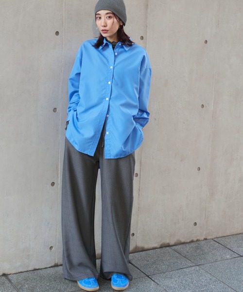 Auntie Rosa Holiday（アンティローザホリデー）の「パワーメッシュハイネックプルオーバー（Tシャツ/カットソー・レディース・グリーン/ピンク/グレー/ブラック・FREE）」の7枚目の写真