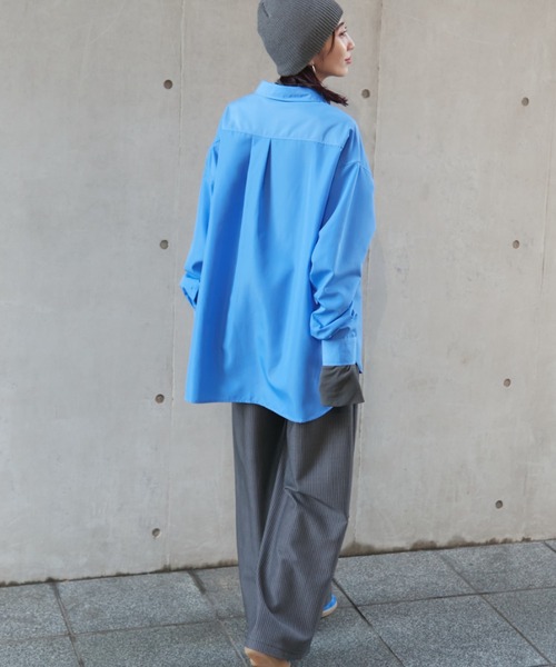 Auntie Rosa Holiday（アンティローザホリデー）の「パワーメッシュハイネックプルオーバー（Tシャツ/カットソー・レディース・グリーン/ピンク/グレー/ブラック・FREE）」の11枚目の写真
