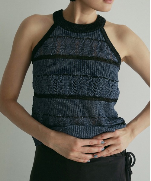 anuke アンヌーク*Paperyarn Knit Tanktop ànuke online store（アンヌーク） / Paperyarn Knit