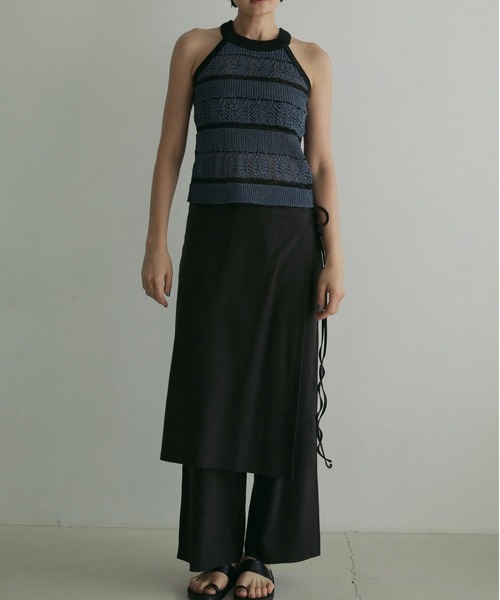 セール】Border Knit Tanktop（タンクトップ）｜anuke