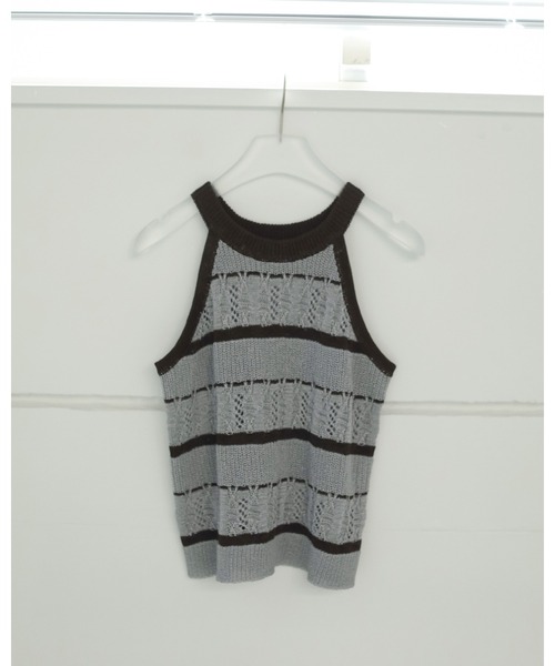セール】Border Knit Tanktop（タンクトップ）｜anuke