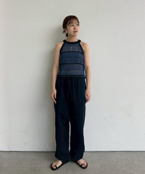 anuke トップス　完売 Metallic Knit Tanktop（タンクトップ）｜anuke（アンヌーク）の