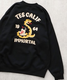 TES 2025 SNAKE CHAIN EMB BIG SWEAT / クルーネックスウェット