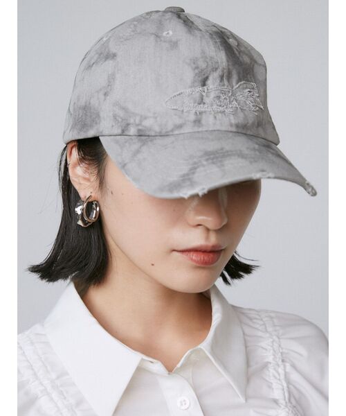 EMODA(エモダ)の「カットオフロゴキャップ(キャップ・レディース・ブラック/グレー・FREE)」の11枚目の写真