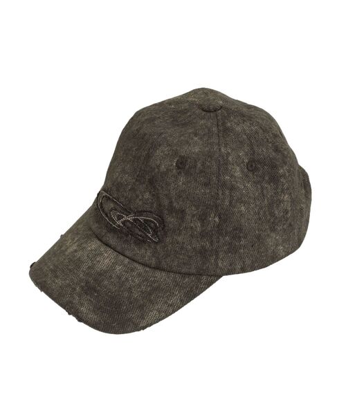 EMODA(エモダ)の「カットオフロゴキャップ(キャップ・レディース・ブラック/グレー・FREE)」の3枚目の写真