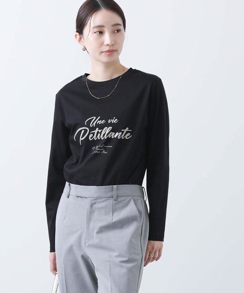 今季秋冬　新品　グレディブリリアン　スムースブラシロゴカットソー セール】スムースブラシロゴカットソー（Tシャツ/カットソー
