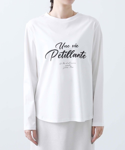 今季秋冬　新品　グレディブリリアン　スムースブラシロゴカットソー セール】スムースブラシロゴカットソー（Tシャツ/カットソー