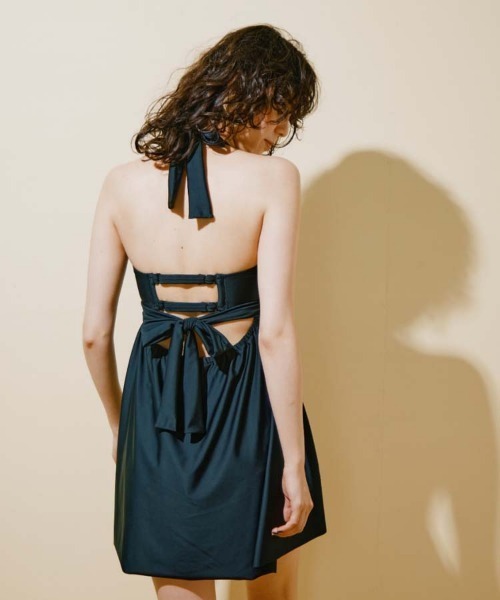 【2025年新作】ワコール定番商品カップ使用　クロスワイヤーAライン水着 オシャレ水着グラマーサイズ 【2025年新作】ワコール定番商品