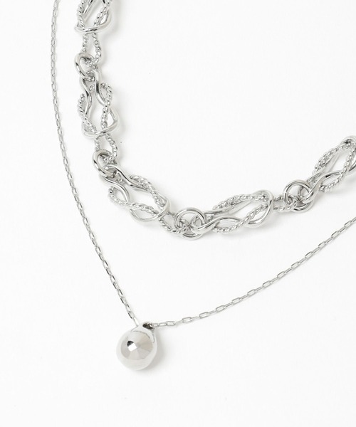 HARE（ハレ）の「デザイン2Pセットネックレス(HARE)（ネックレス・レディース・シルバー/ゴールド・FREE）」の13枚目の写真