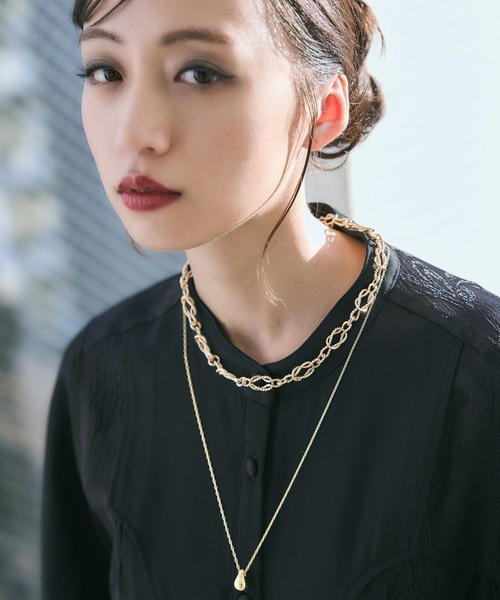 HARE（ハレ）の「デザイン2Pセットネックレス(HARE)（ネックレス・レディース・シルバー/ゴールド・FREE）」の19枚目の写真