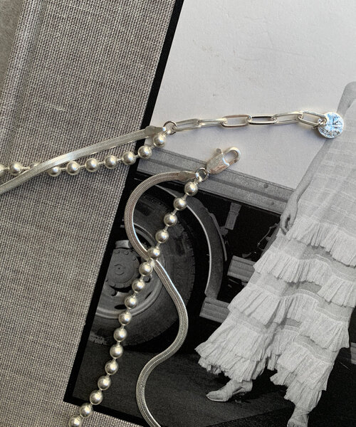 DouDou（ドゥドゥ）の「ボールチェーン×スネークチェーン2連ネックレス（ネックレス・レディース・ゴールド/シルバー・FREE）」の12枚目の写真