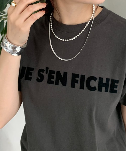 DouDou（ドゥドゥ）の「ボールチェーン×スネークチェーン2連ネックレス（ネックレス・レディース・ゴールド/シルバー・FREE）」の4枚目の写真