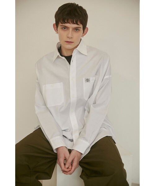 coen(コーエン)の「【PARKING】OXFORD SHIRT(シャツ/ブラウス・メンズ・ホワイト/コバルトブルー/ネイビー・M/L/XL)」の5枚目の写真
