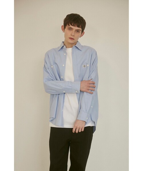 coen(コーエン)の「【PARKING】OXFORD SHIRT(シャツ/ブラウス・メンズ・ホワイト/コバルトブルー/ネイビー・M/L/XL)」の9枚目の写真