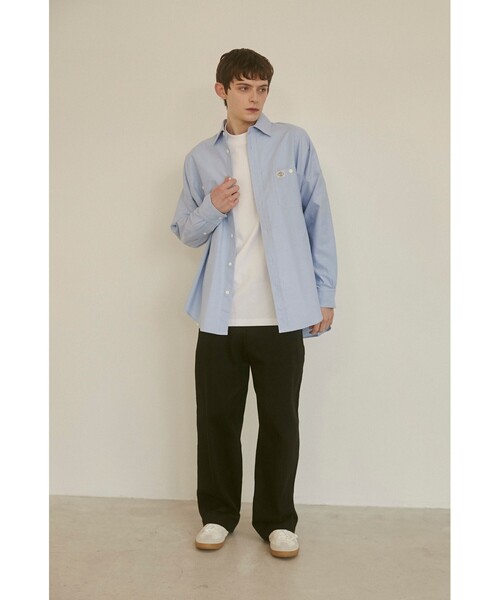 coen(コーエン)の「【PARKING】OXFORD SHIRT(シャツ/ブラウス・メンズ・ホワイト/コバルトブルー/ネイビー・M/L/XL)」の11枚目の写真